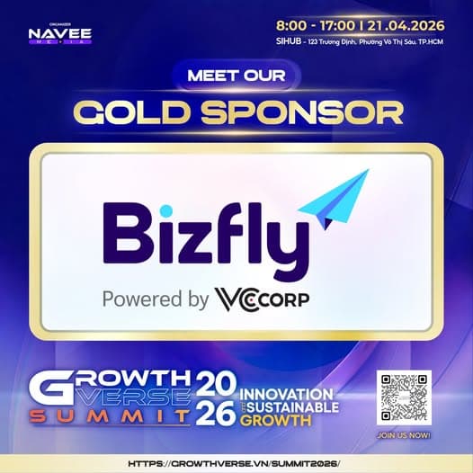 Bizfly - Đối tác vàng đồng hành cùng Growthverse Summit 2026
