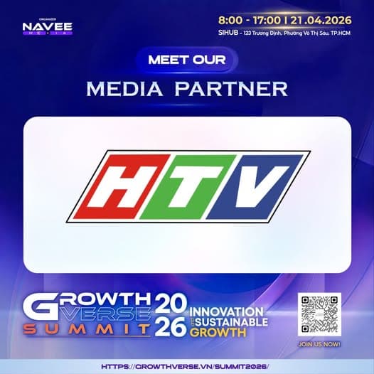 HTV - Đối tác truyền thông tại Growthverse Summit 2026
